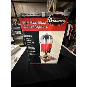 Winware Stainless Steel Juice Dispencer - new in box